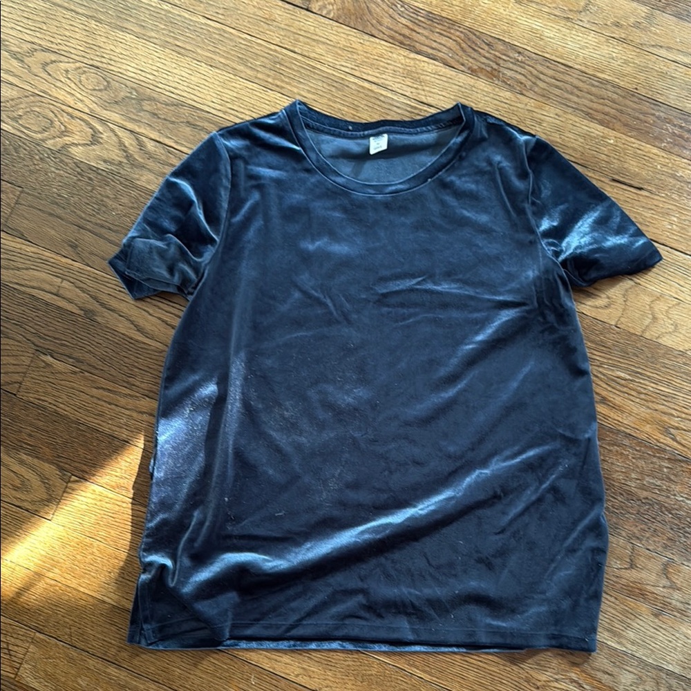 2 Old Navy velour T-shirts